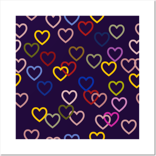 Valentines Day Pattern Posters and Art